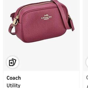 Coach Women's Magenta Crossbody Bag